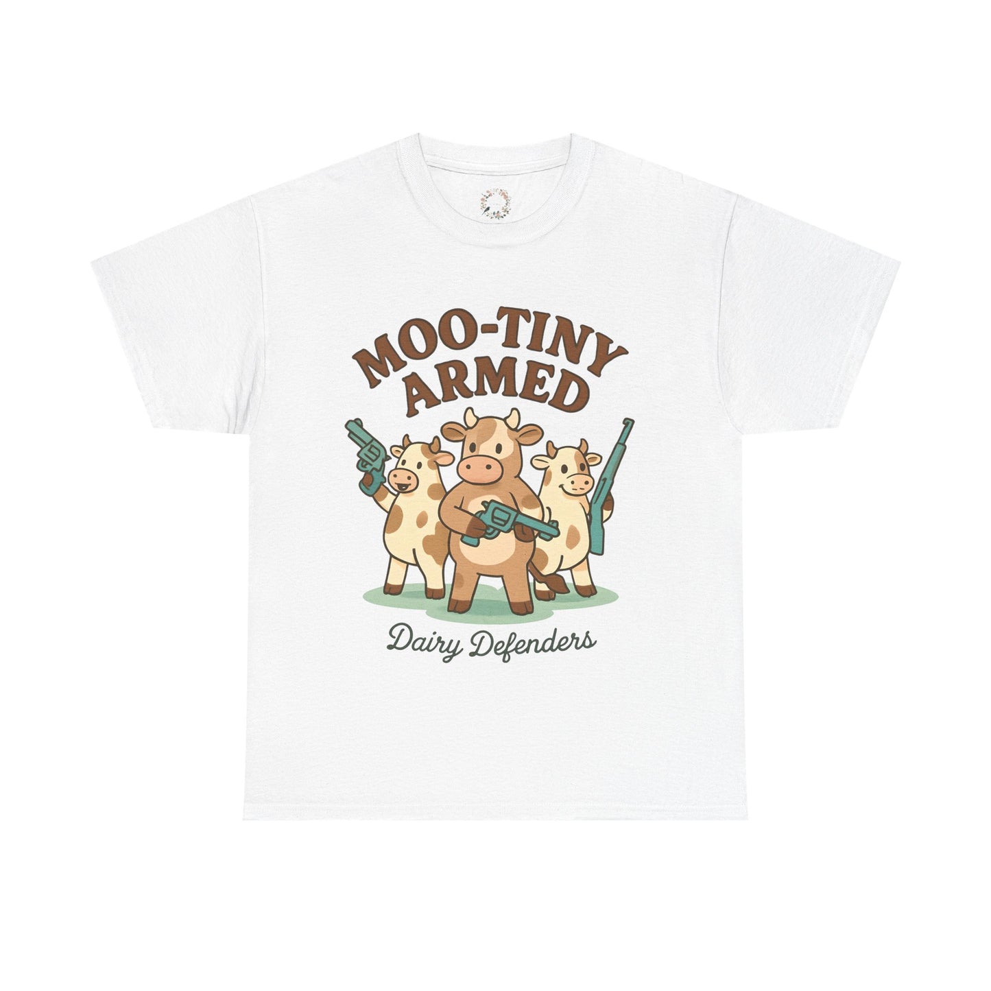 Mason's Moo-tiny Armed Dairy Defenders Adult Shirt