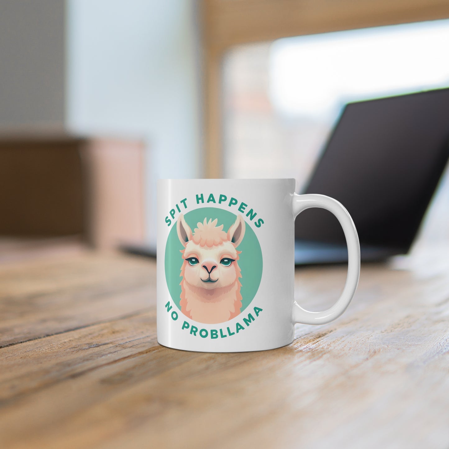 Liam's Llama Ceramic Mug, Coffee Cup