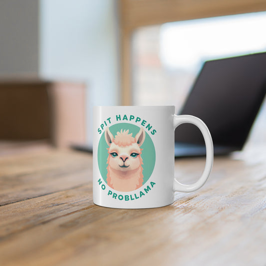 Liam's Llama Ceramic Mug, Coffee Cup
