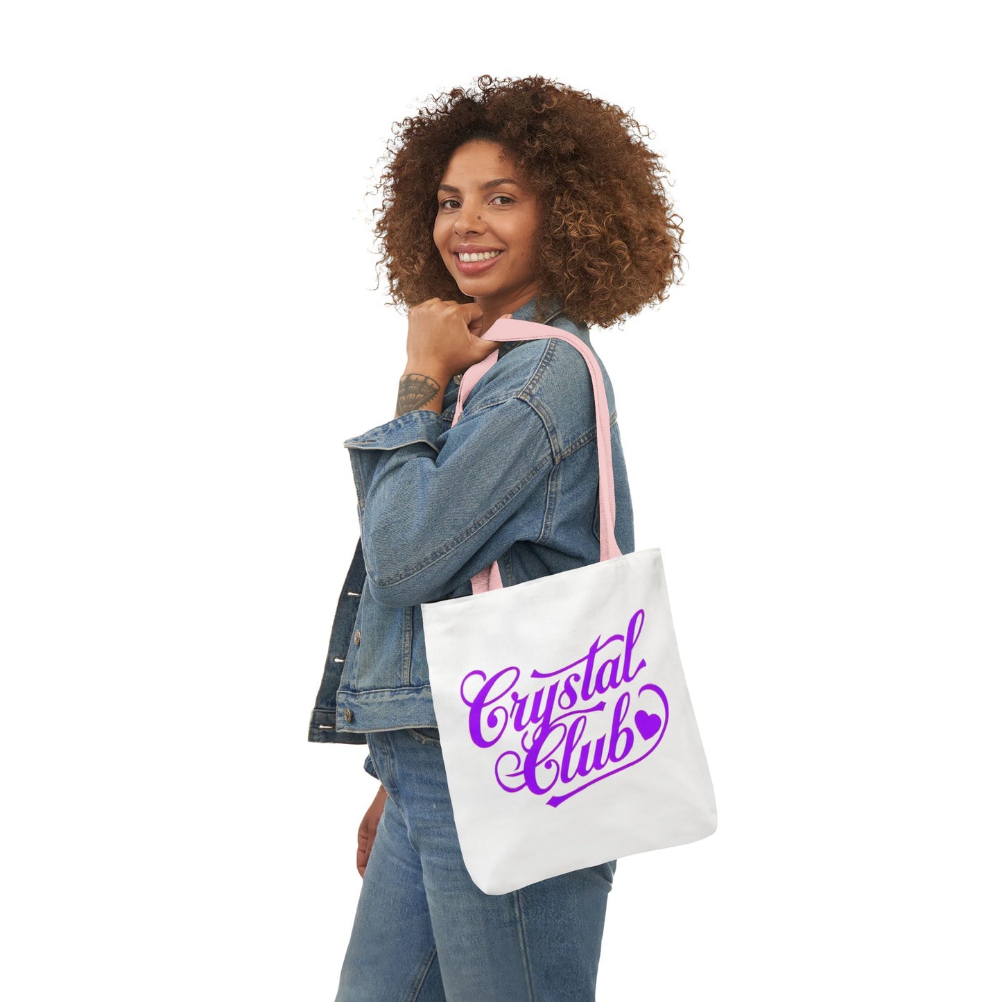 Purple Crystal Club Tote Bag