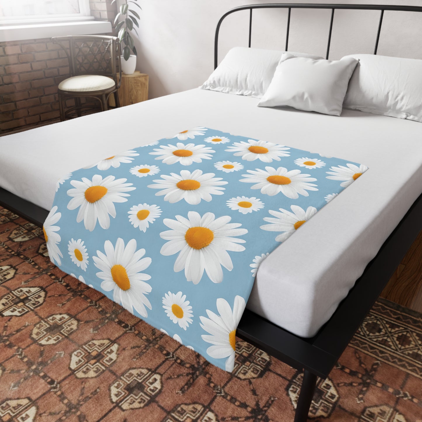 Danica's Daisy Fleece Blanket