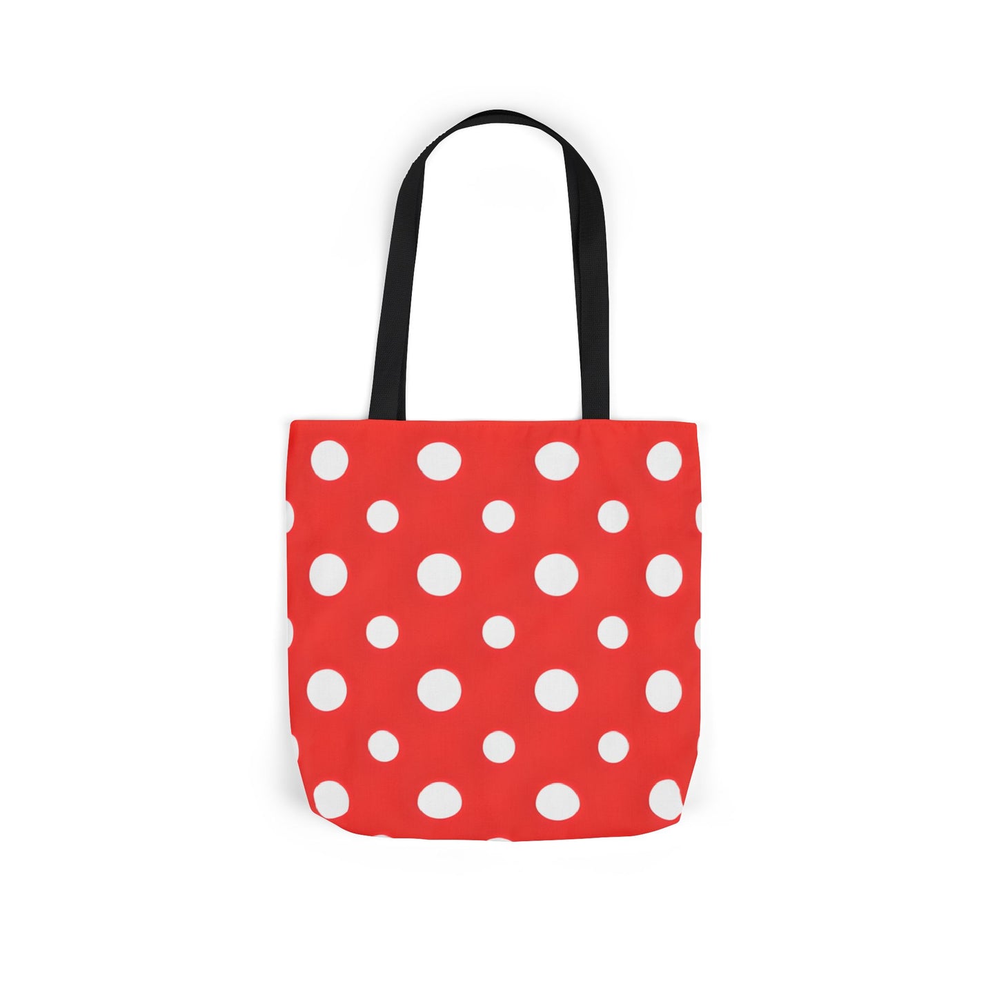 Reba's Red Polka Dot Canvas Tote Bag