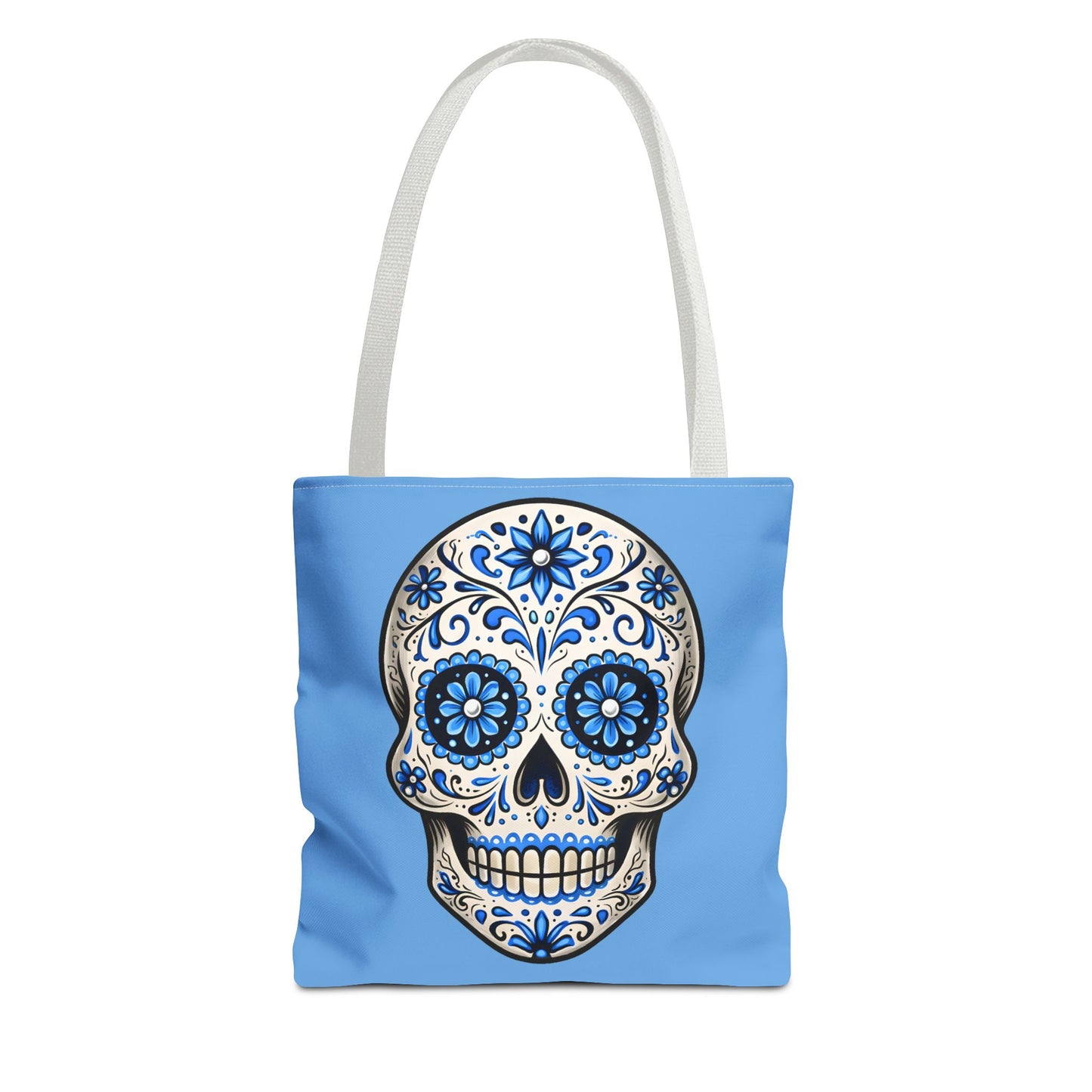 Brenda's Blue Sugar Skull Tote Bag
