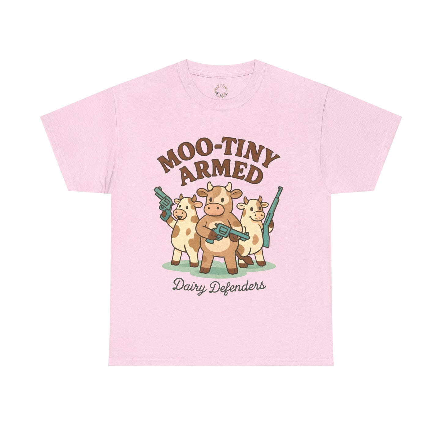Mason's Moo-tiny Armed Dairy Defenders Adult Shirt