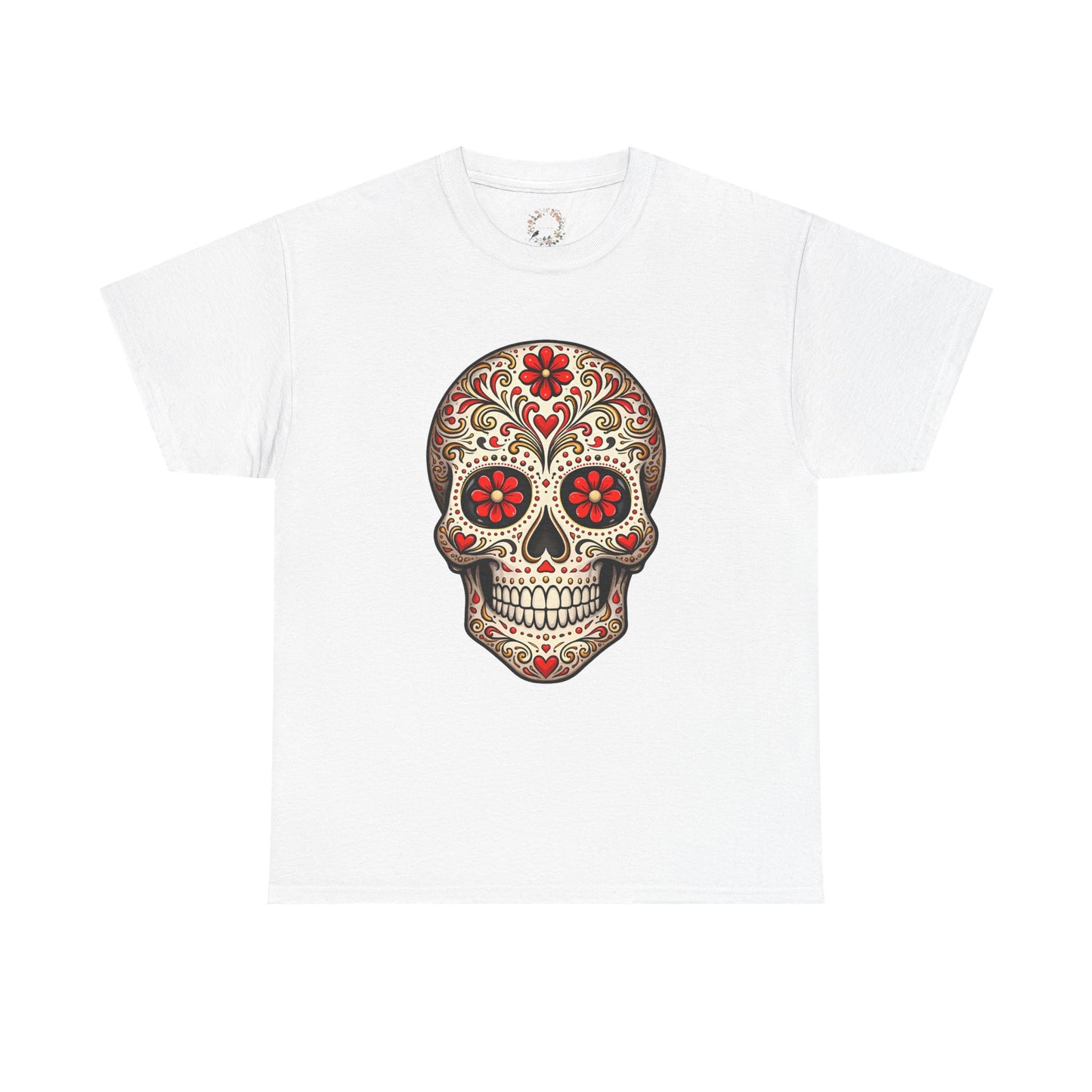 Ryker's Red Sugar Skull Adult Shirt