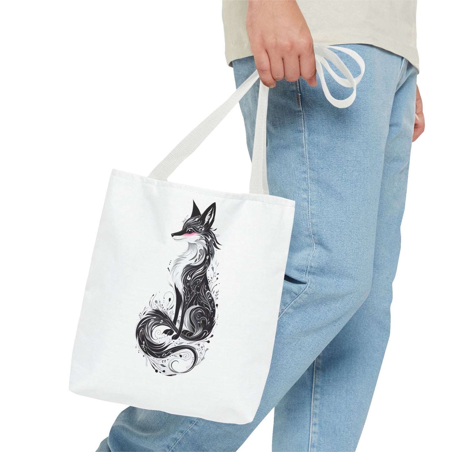 Mystic Black Fox Tote Bag