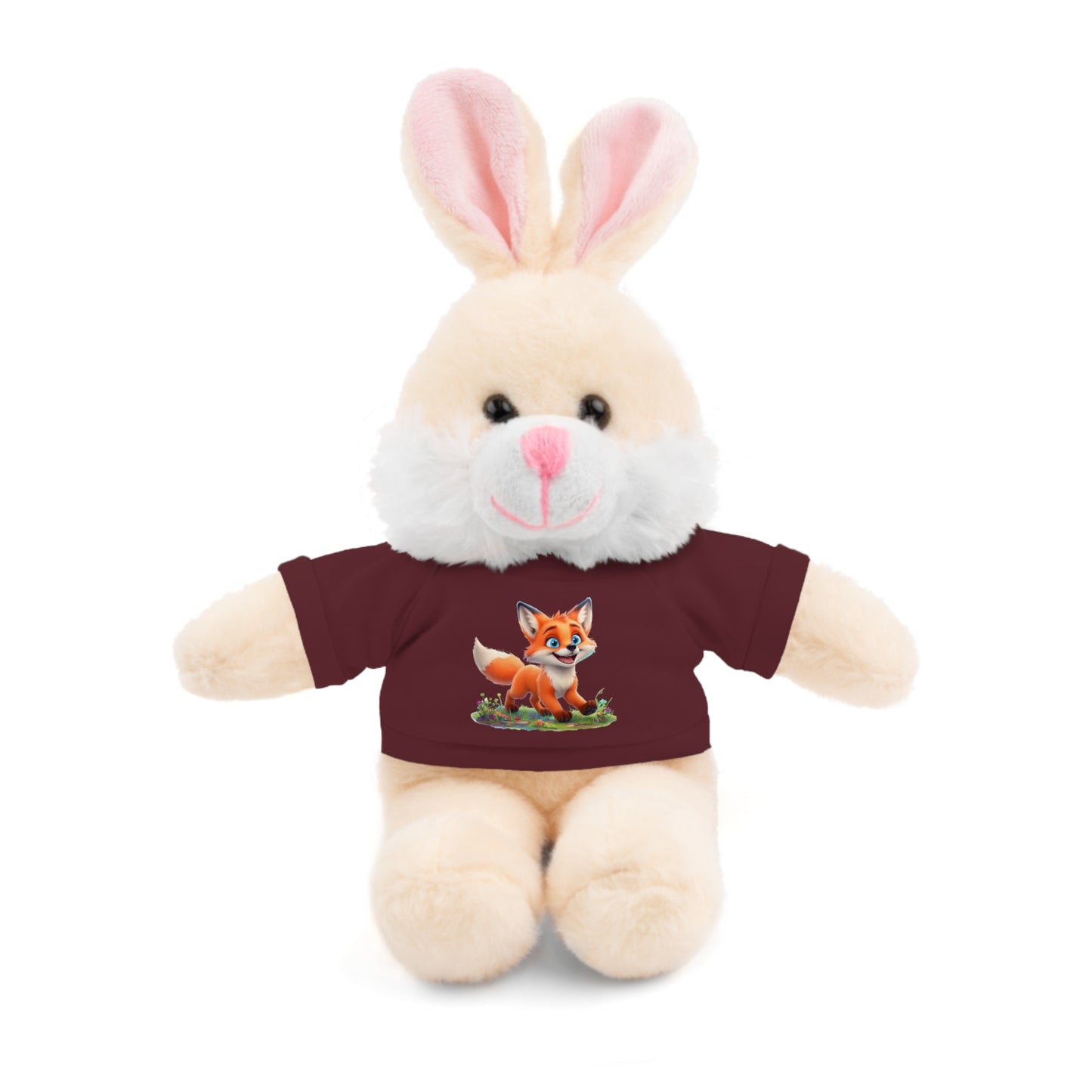 Fox On Tee Animal Plush