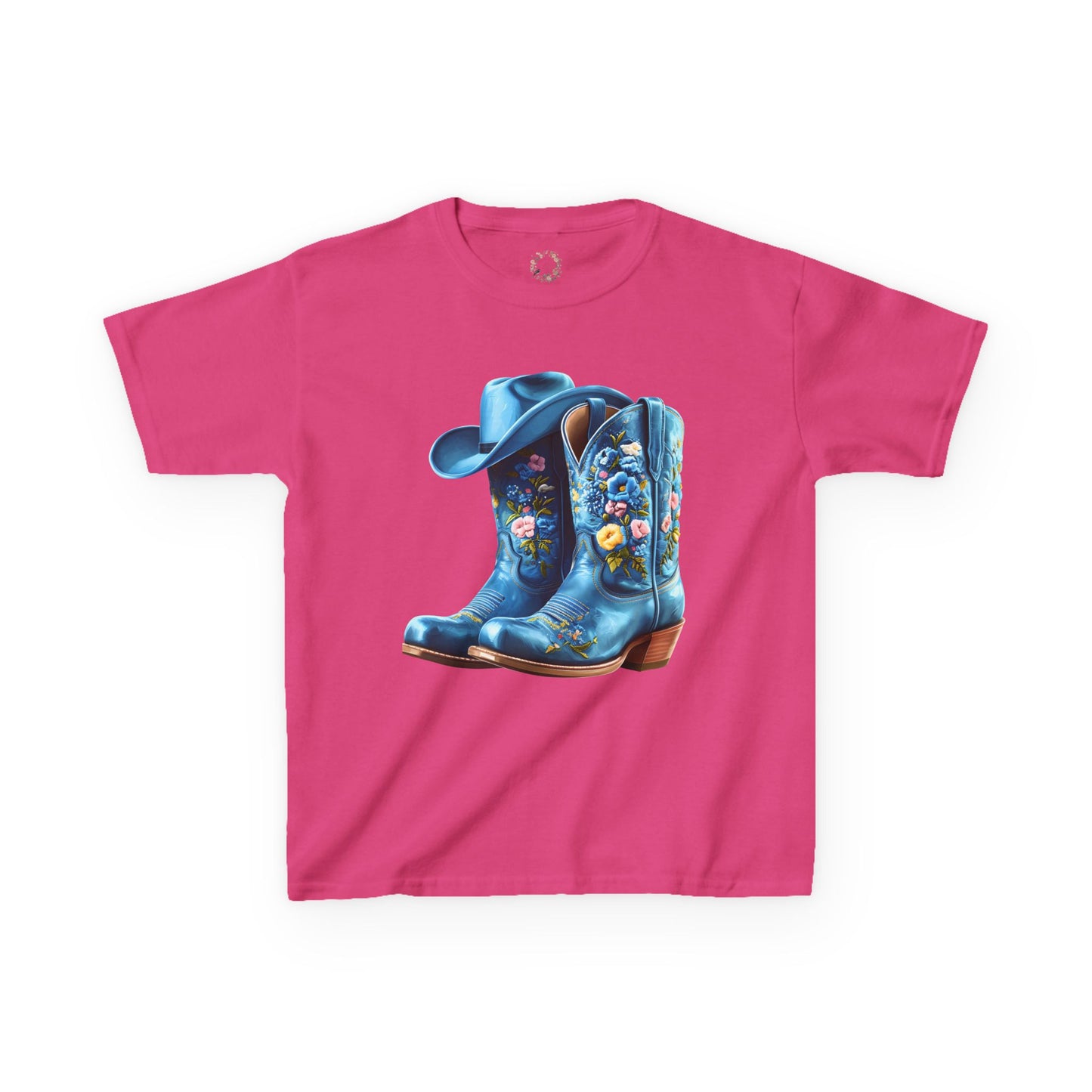 Kia's Cowboy Boots Youth Top