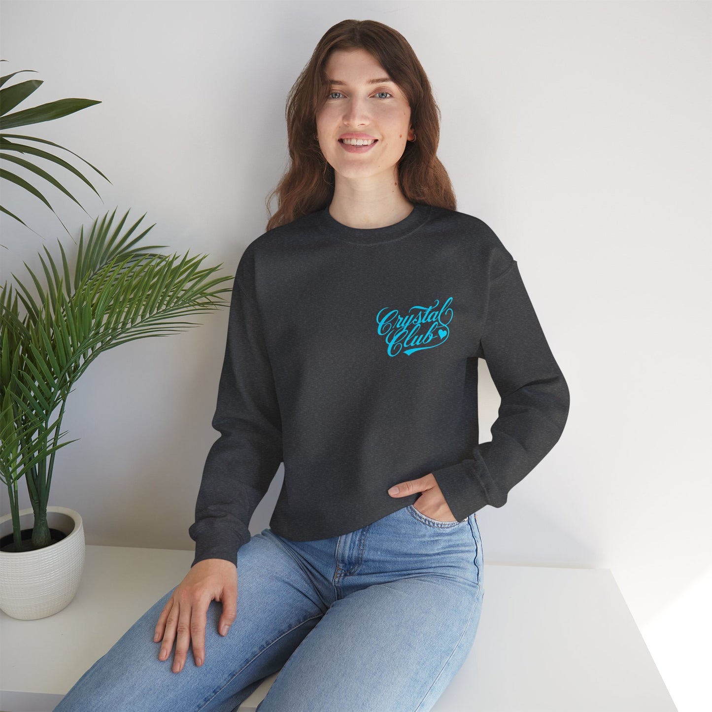 Blue Crystal Club Adult Sweatshirt - Crewneck