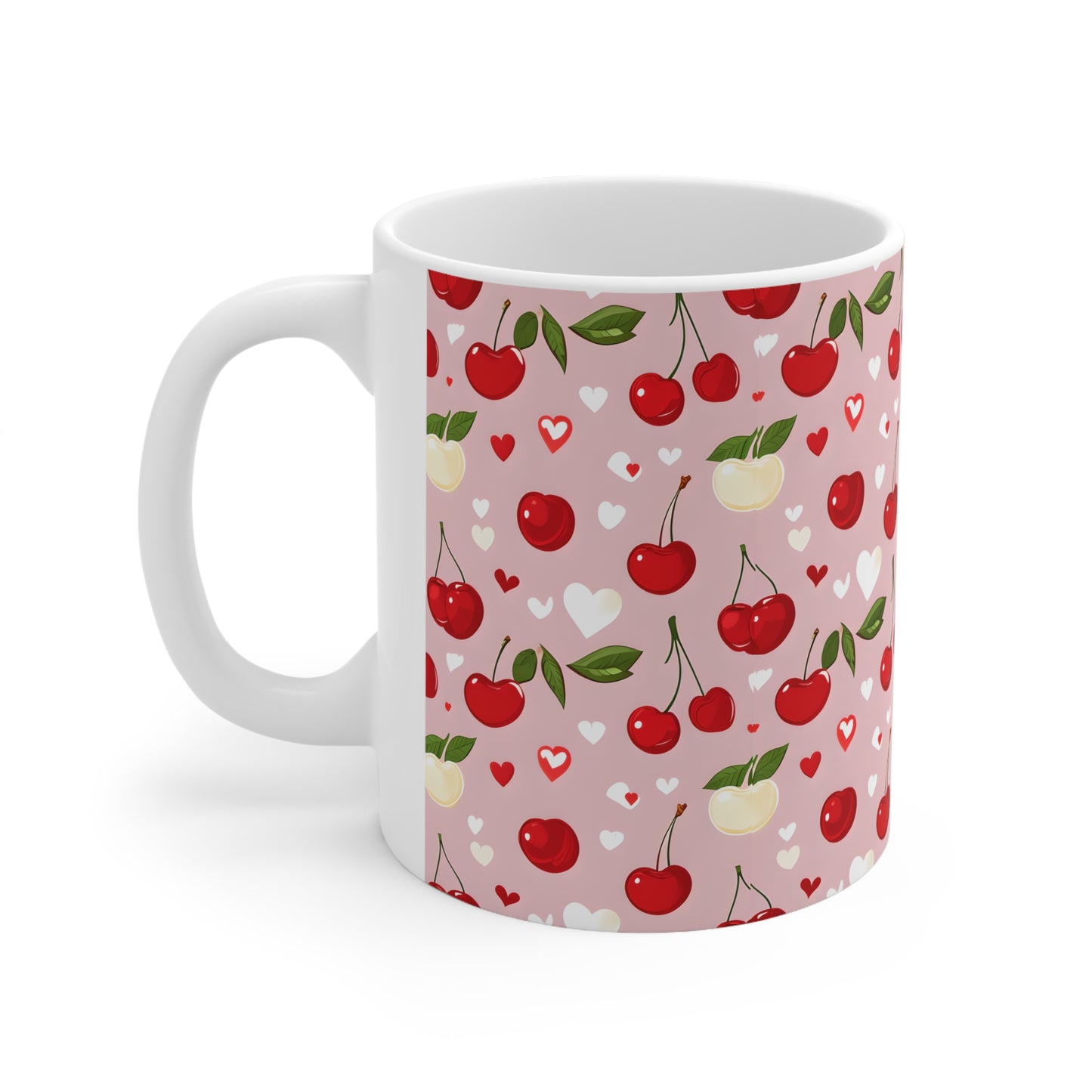 Charlie's Cherry Ceramic Mug, Coffee Cup