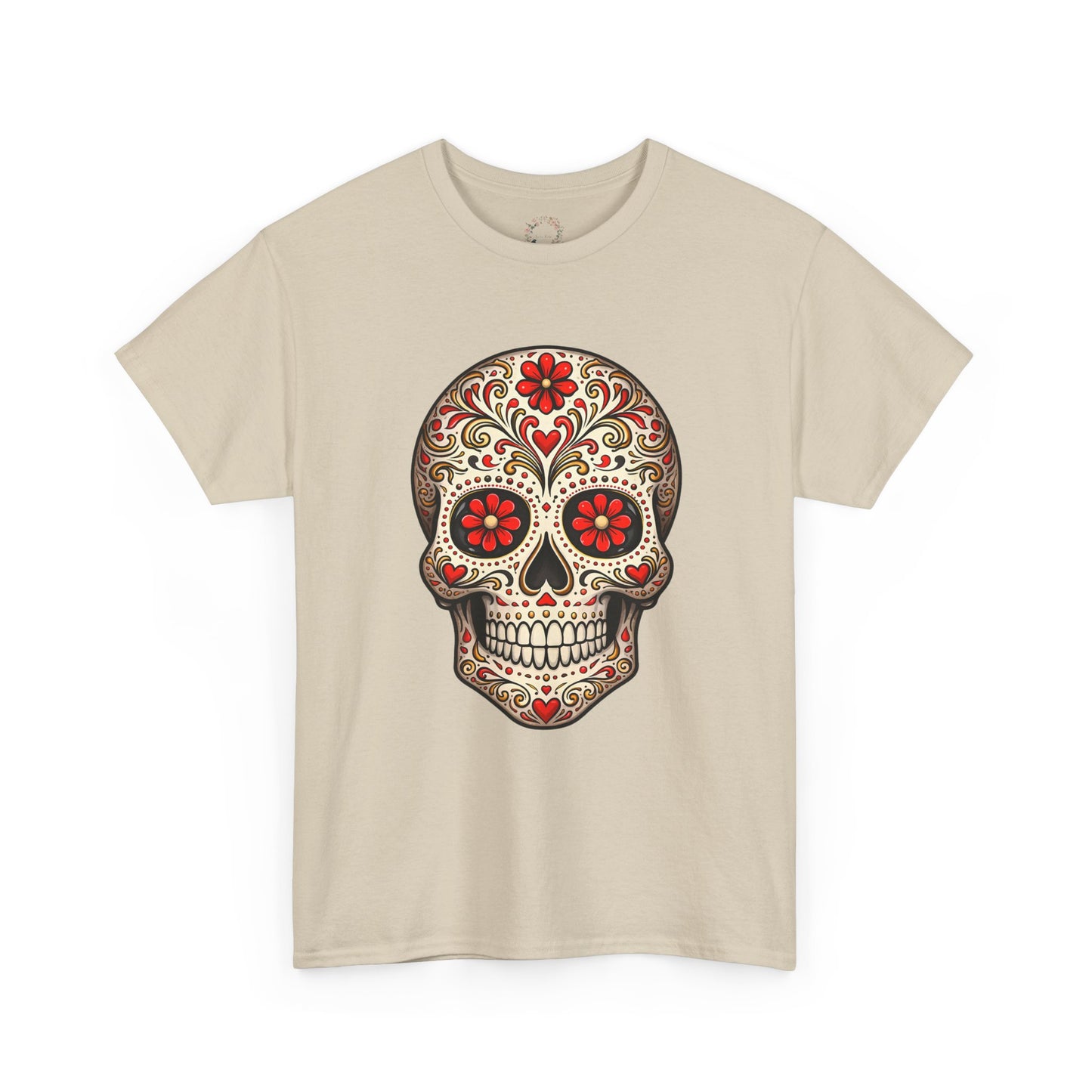 Ryker's Red Sugar Skull Adult Shirt