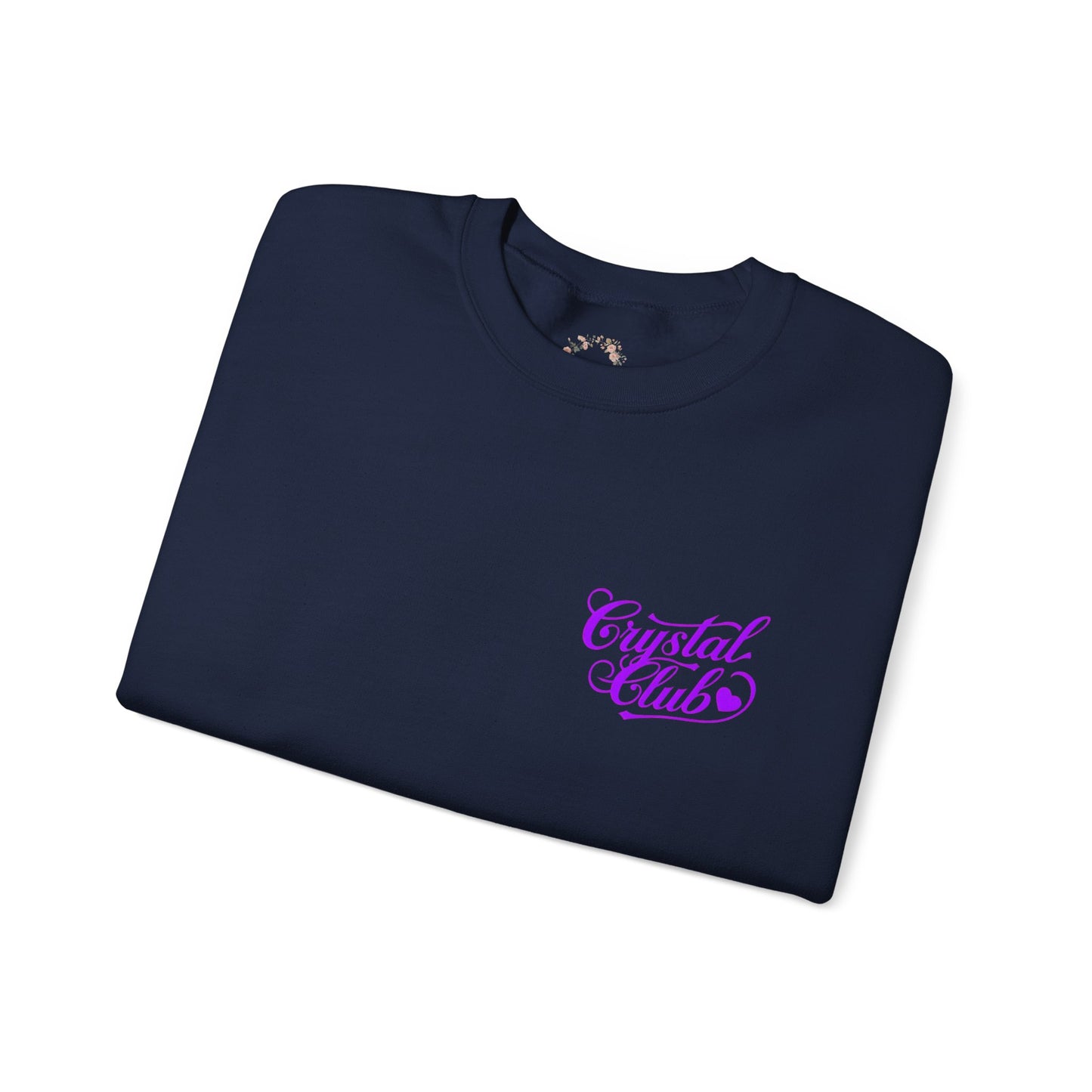 Purple Crystal Club Adult Sweatshirt - Crewneck