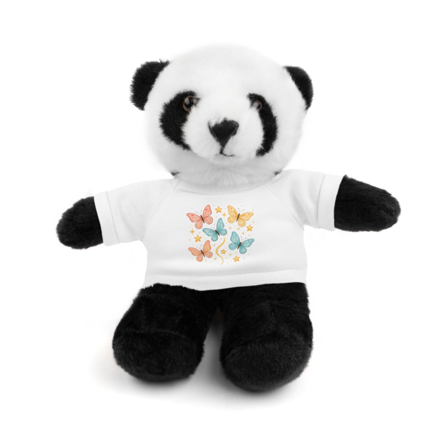Butterfly & Stars Tee on Plush Animals