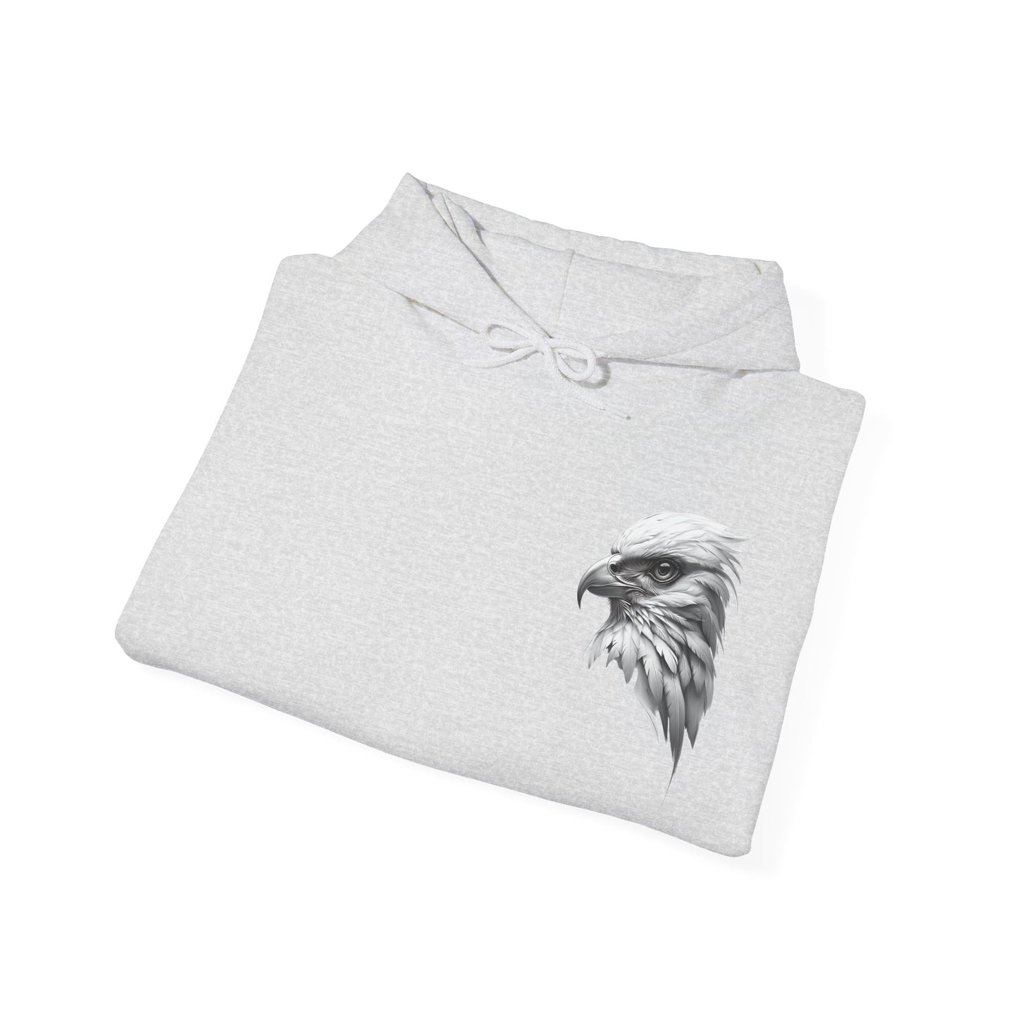 Wayne's Eagle & Wing Print Adult Sweatshirt - Hooded