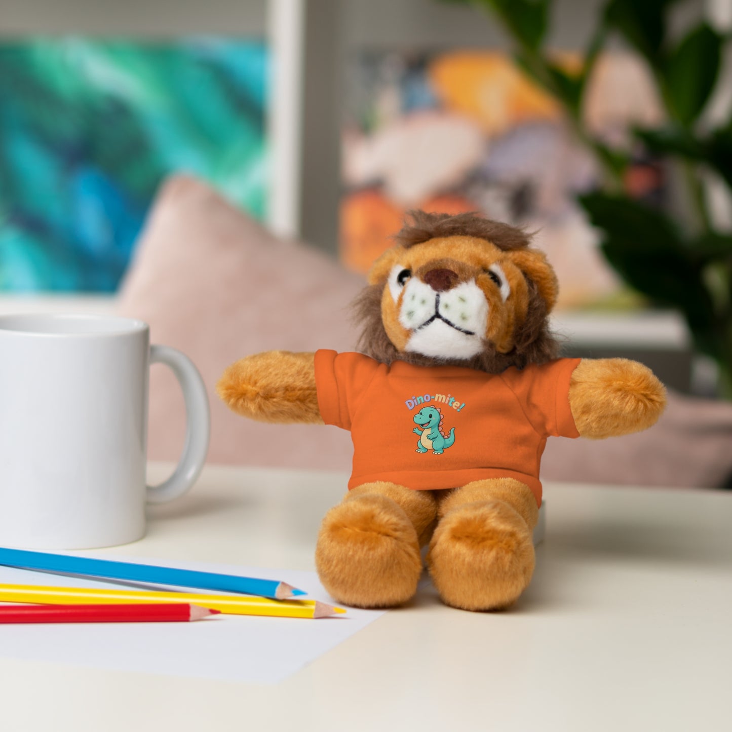 Dino-Mite on Tee Plush Animal