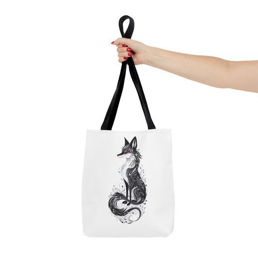 Mystic Black Fox Tote Bag
