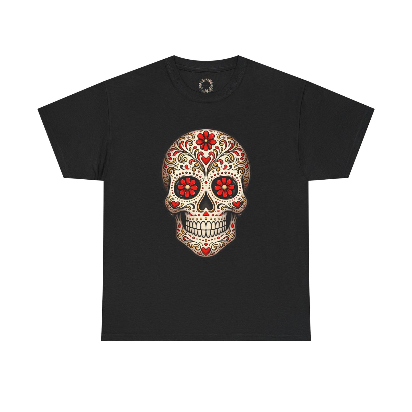 Ryker's Red Sugar Skull Adult Shirt