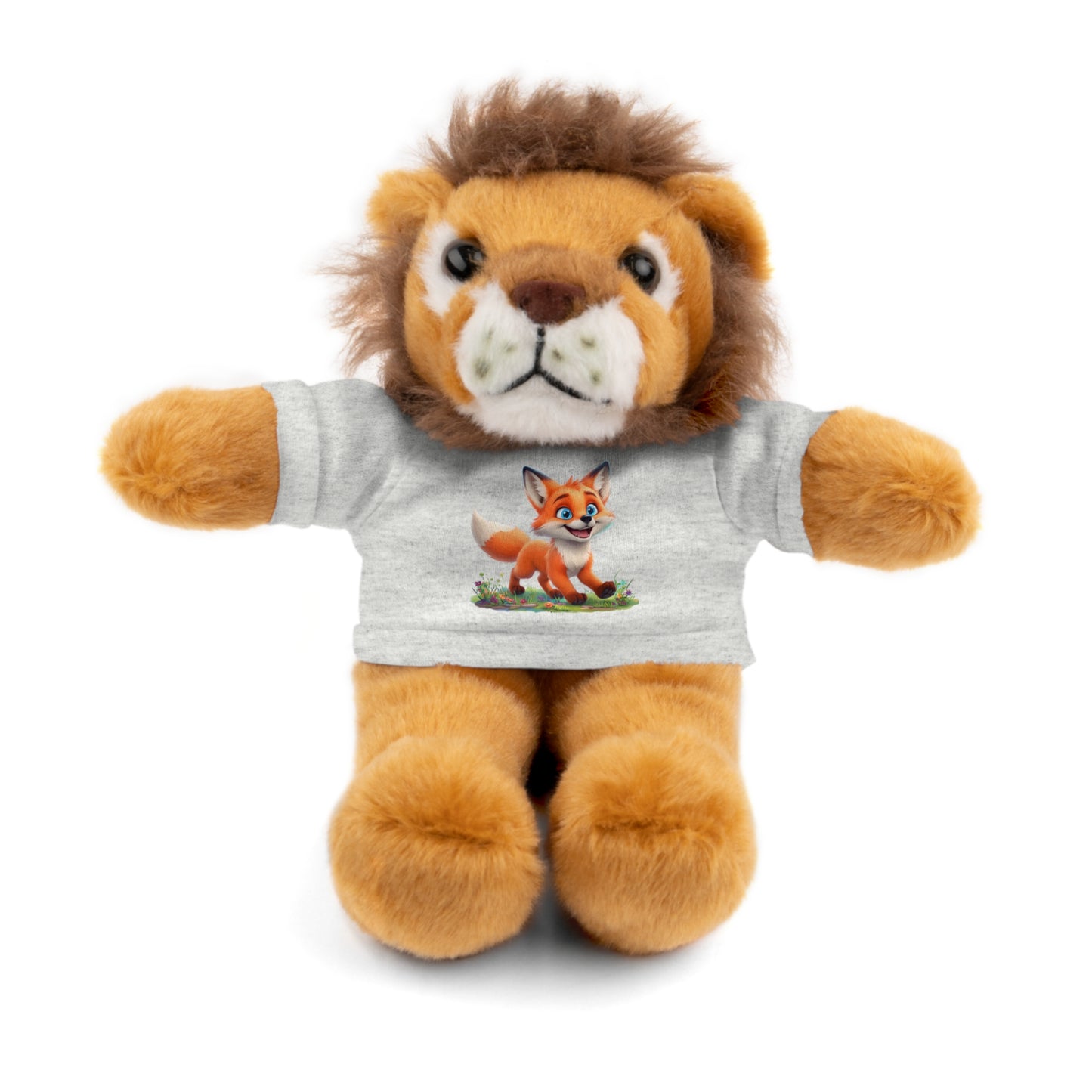 Fox On Tee Animal Plush