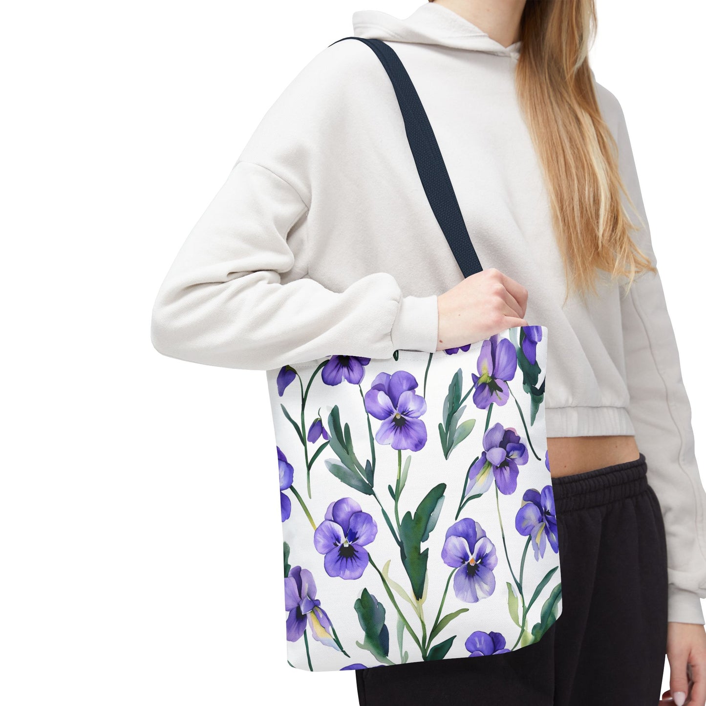 Perry's Pansy Floral Tote Bag