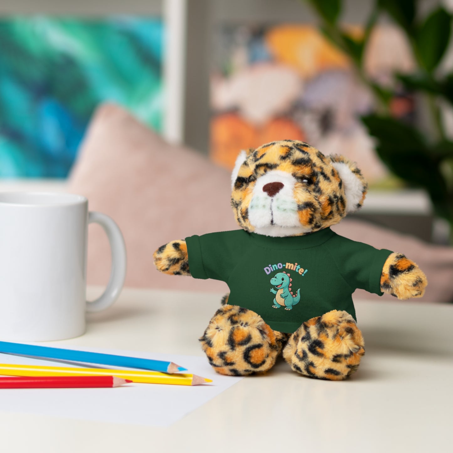 Dino-Mite on Tee Plush Animal