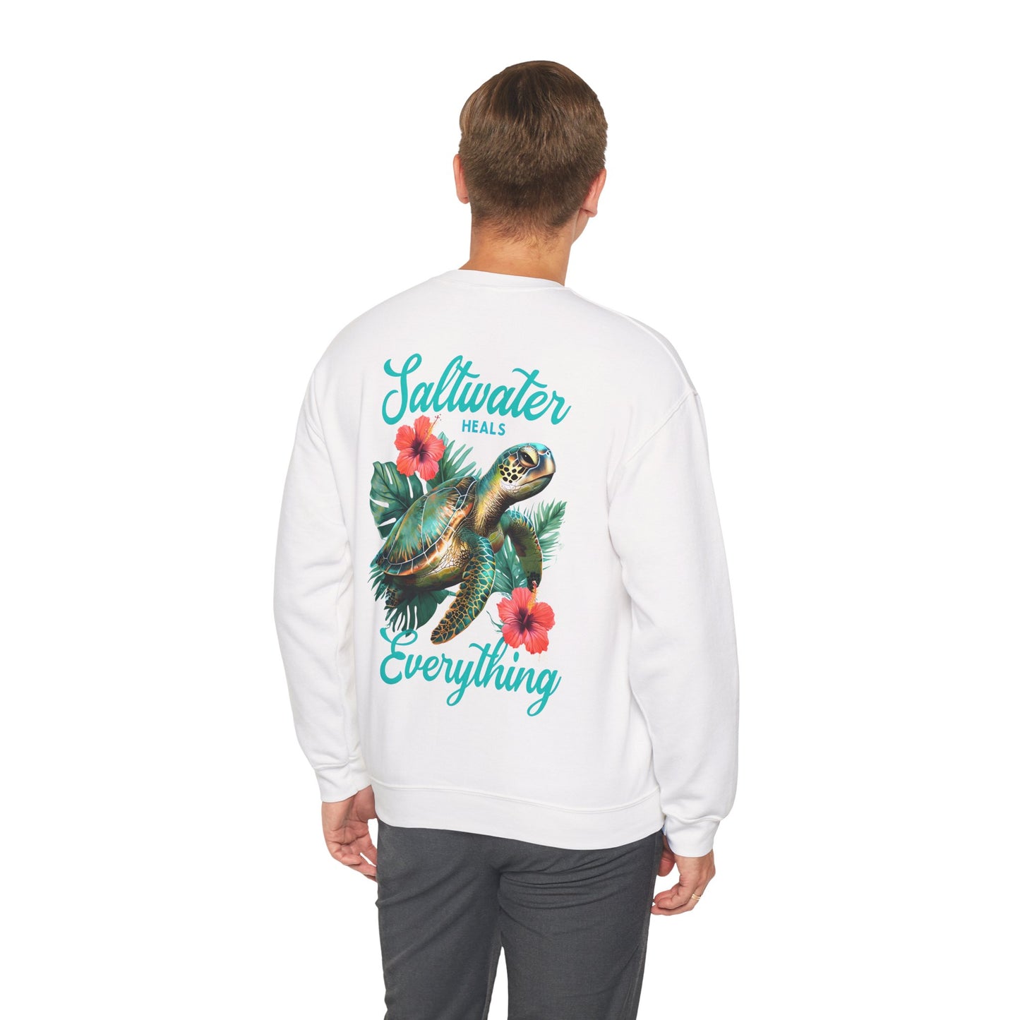 Sandy's Saltwater Heals Everything Adult Sweatshirt - Crewneck
