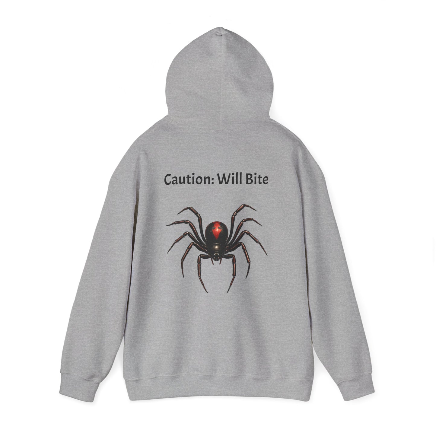 Casper's Caution: Will Bite Adult Sweatshirt - Hooded