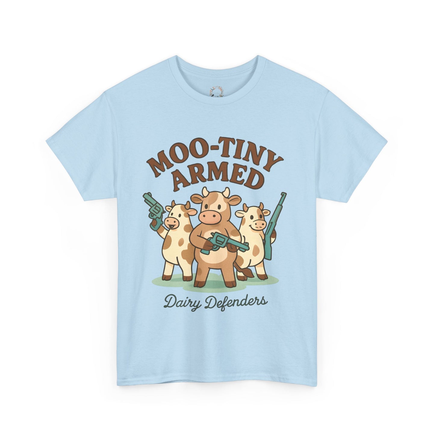 Mason's Moo-tiny Armed Dairy Defenders Adult Shirt