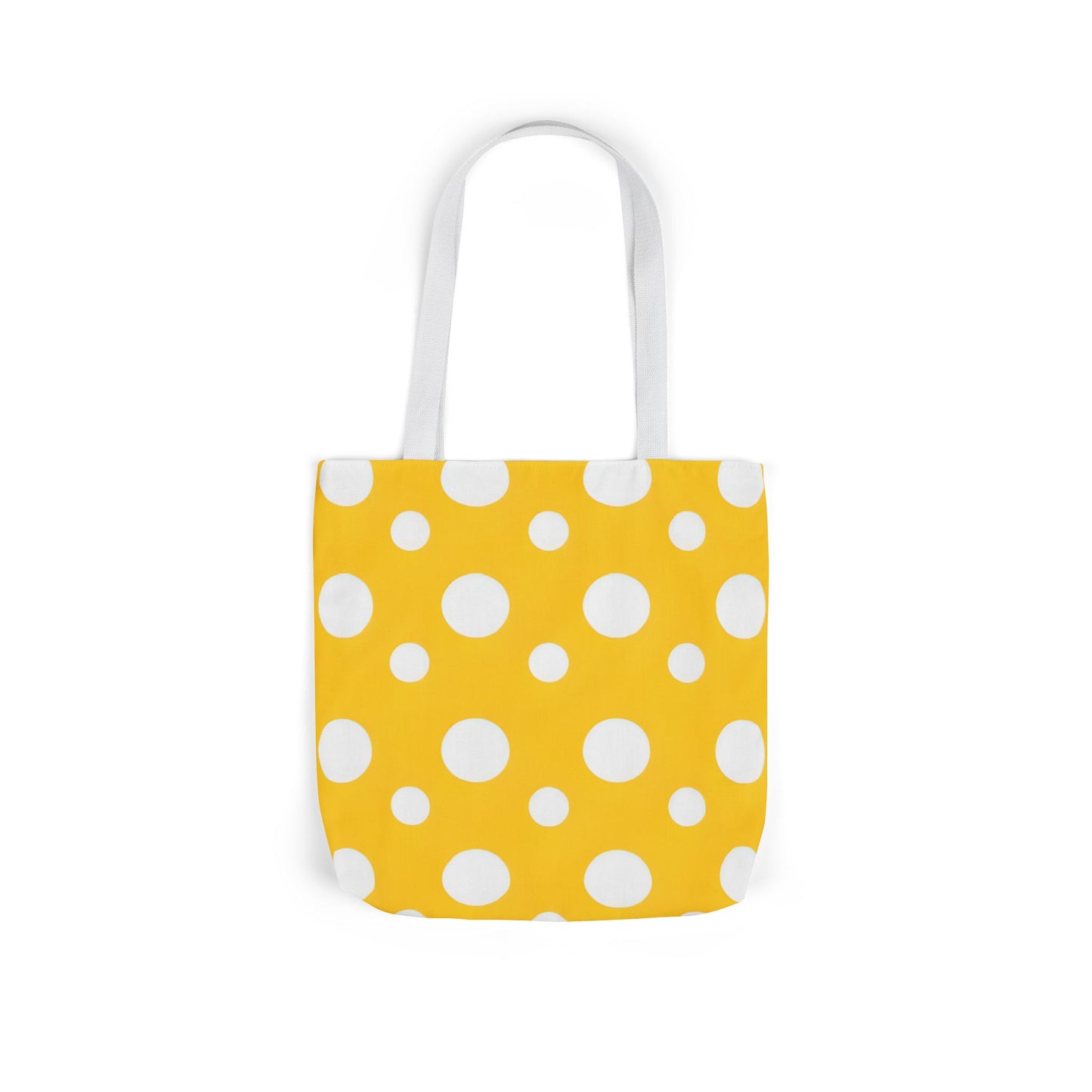 Yuki's Yellow Polka Dot Tote Bag