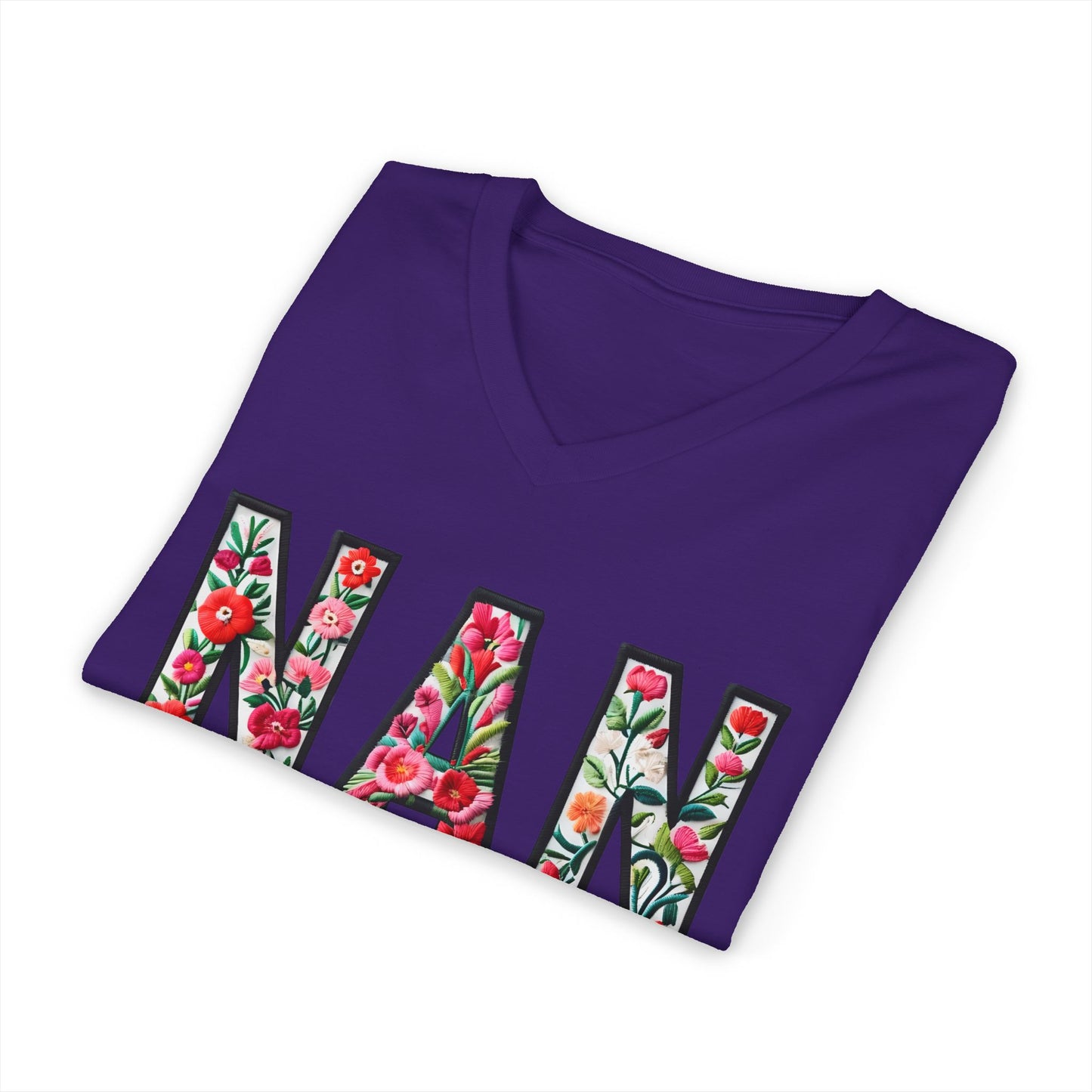 Nadia's Nan V-Neck Adult Shirt