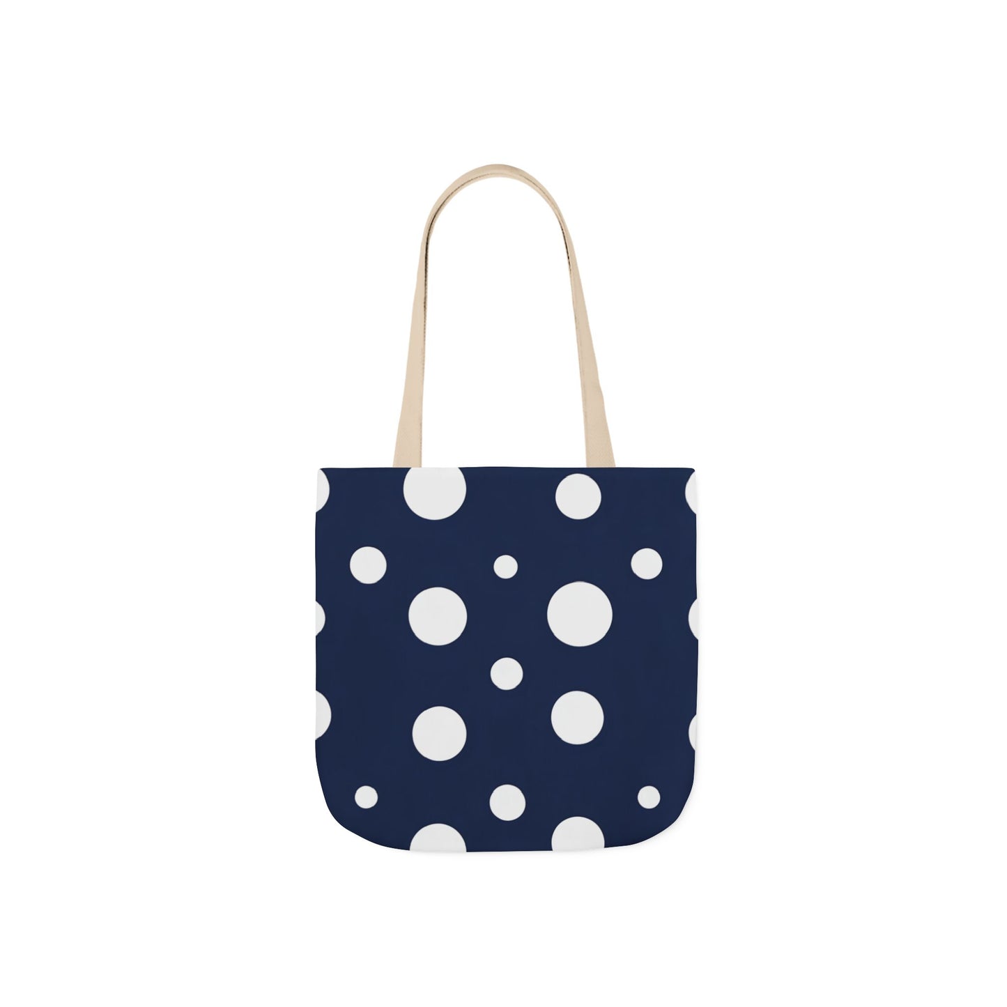 Bonnie's Navy Polka Dot Tote Bag