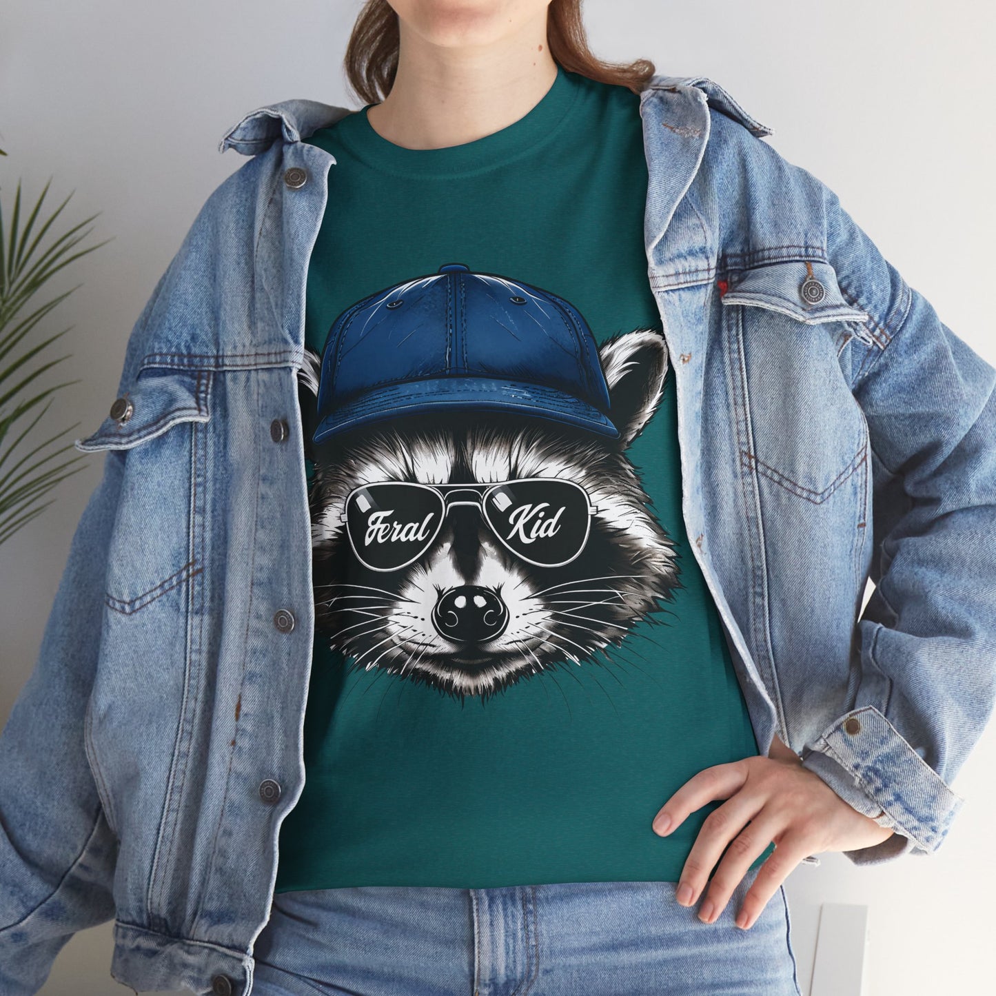 Foley's Feral Kid Raccoon Adult Shirt