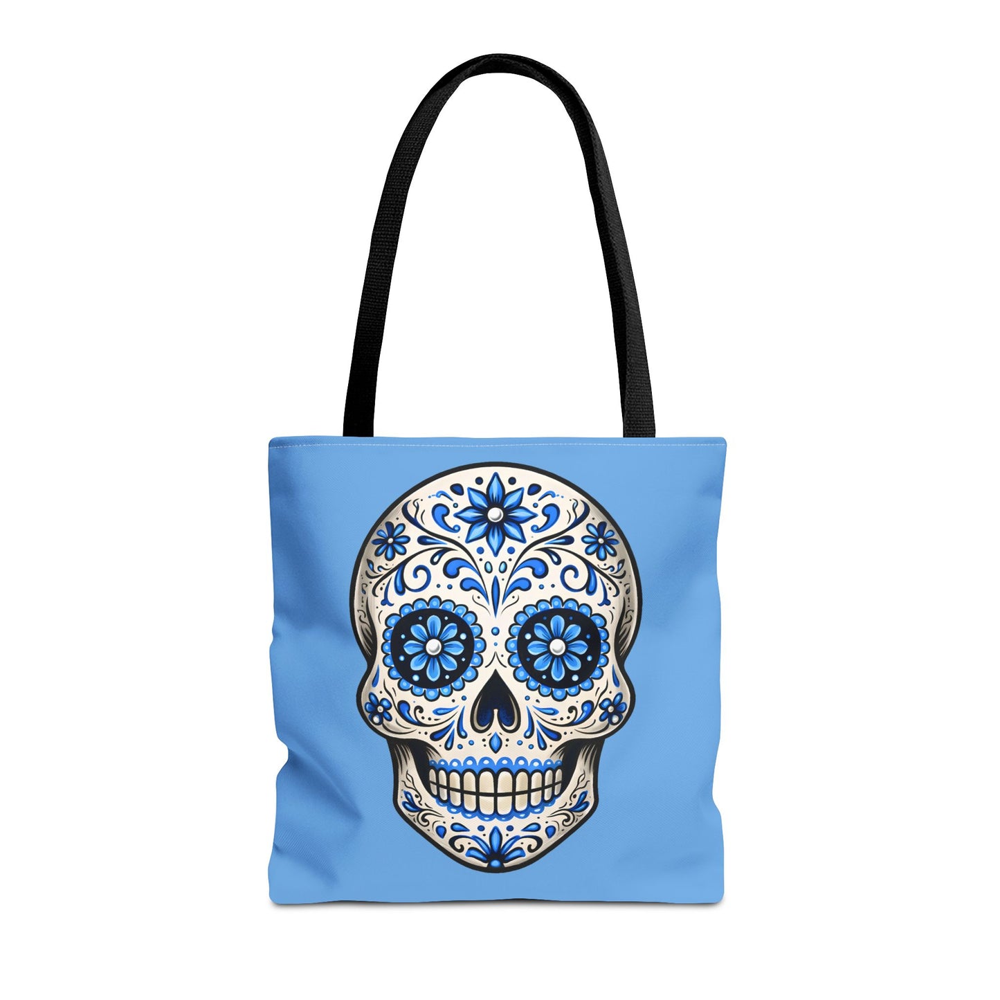 Brenda's Blue Sugar Skull Tote Bag