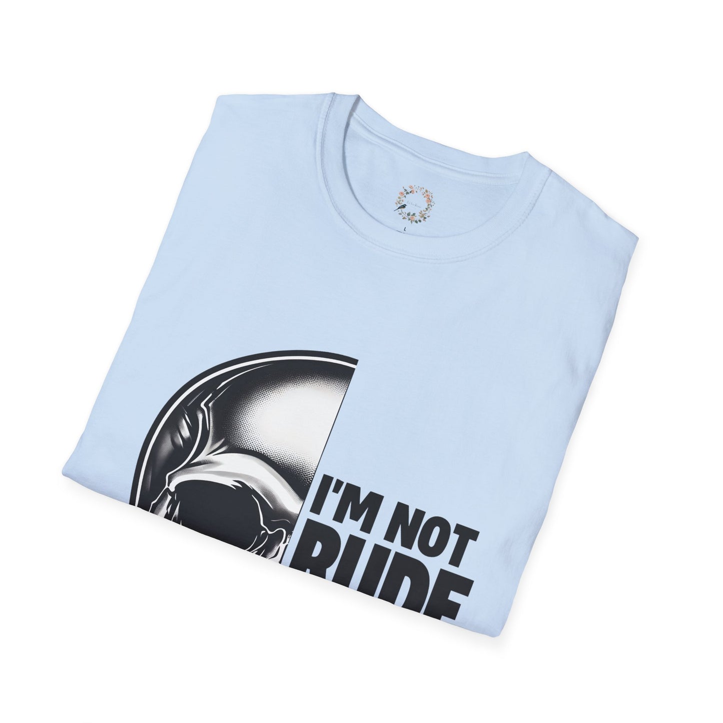 Rod's Rude Skull Graphic Adult Shirt