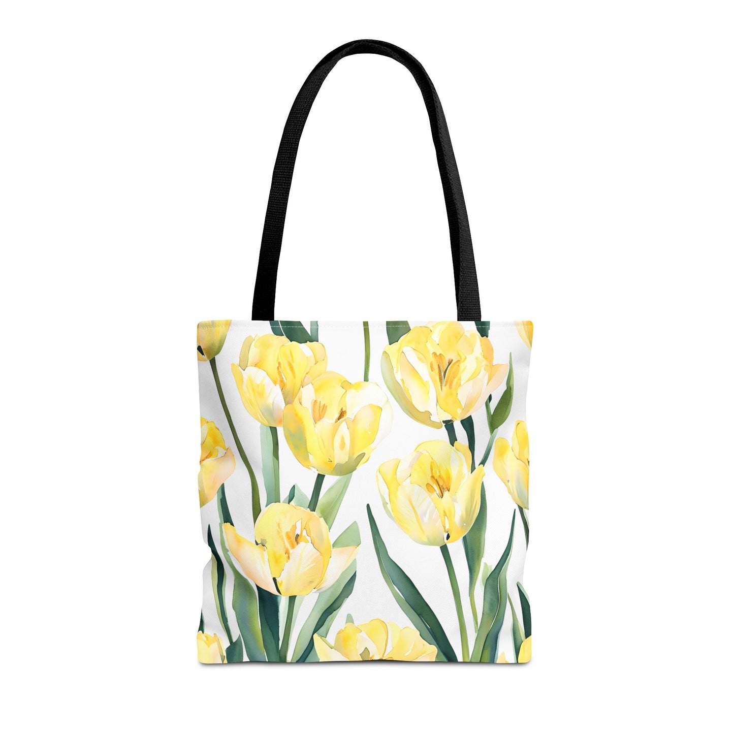 Yetta's Yellow Tulip Floral Tote Bag