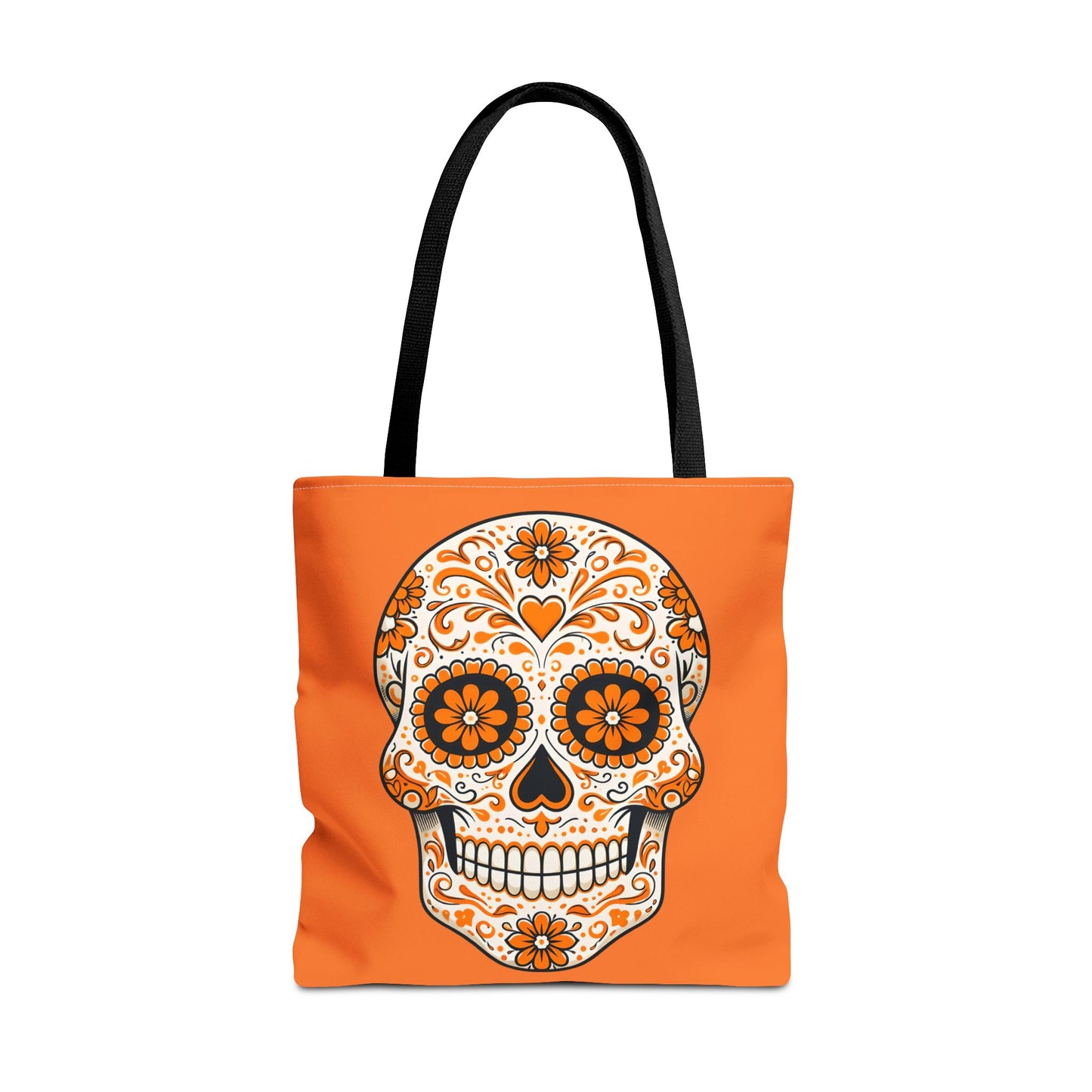 Odin's Orange Sugar Skull Tote Bag