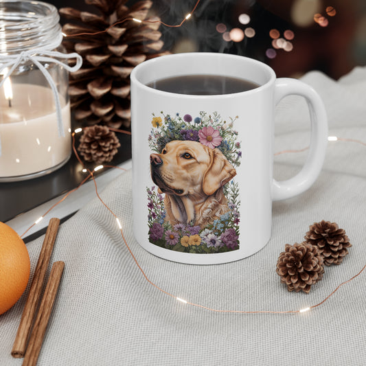 Golden Retriever Ceramic Mug, Coffee Cup