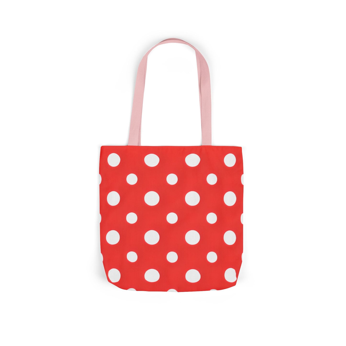 Reba's Red Polka Dot Canvas Tote Bag