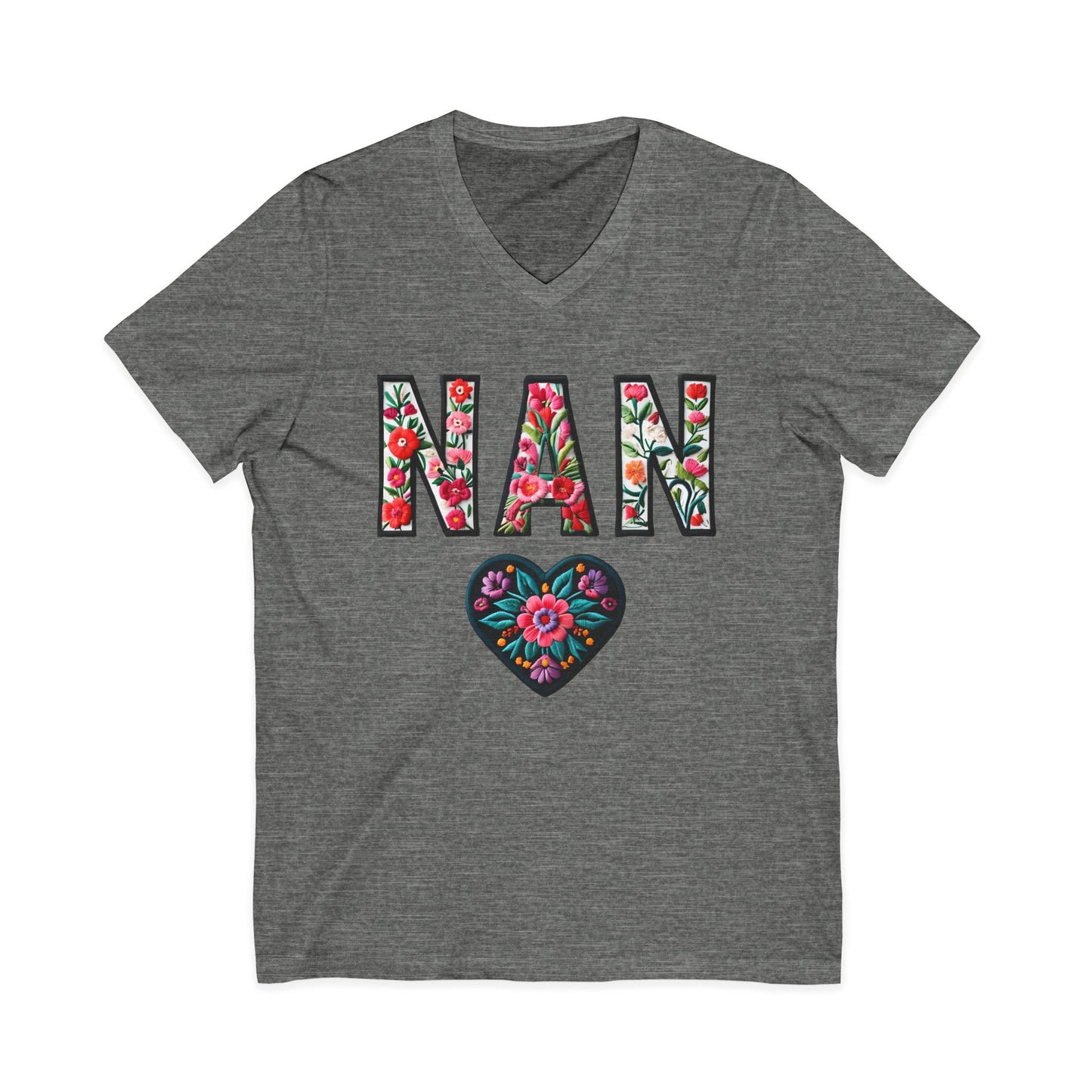 Nadia's Nan V-Neck Adult Shirt