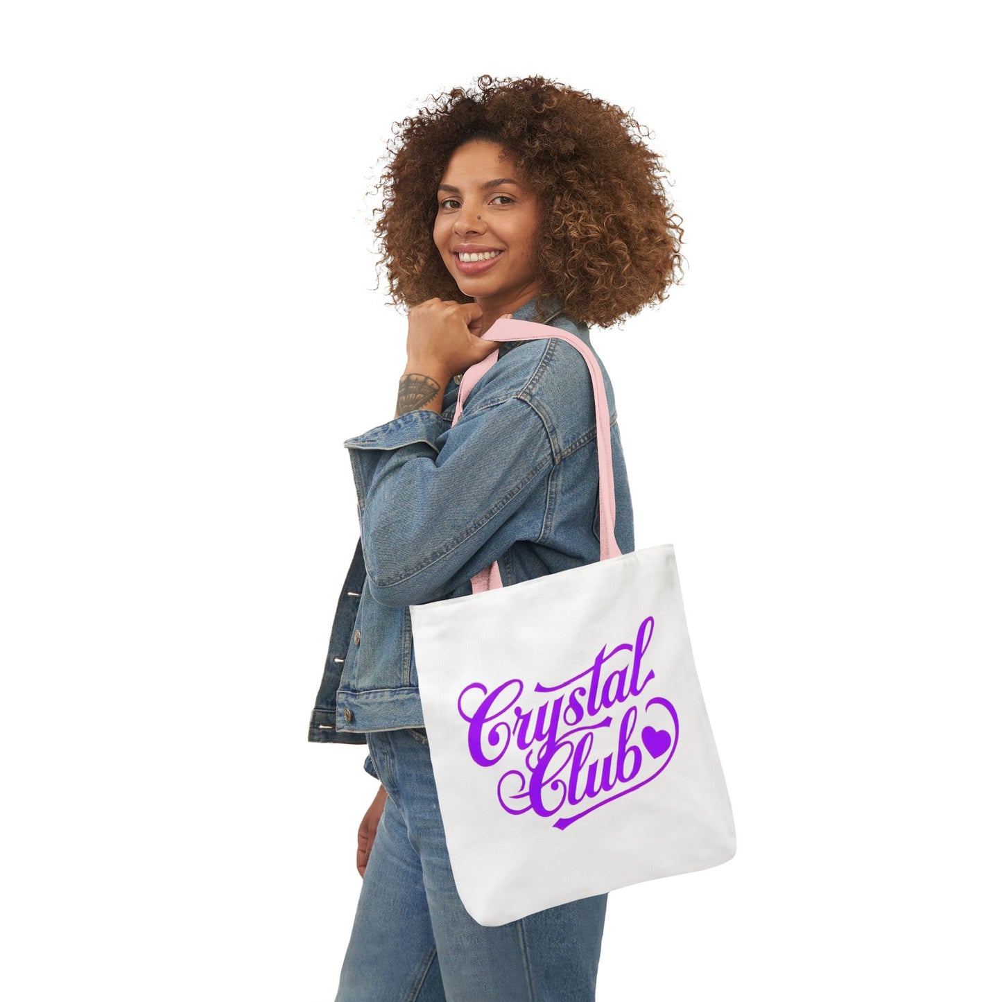 Purple Crystal Club Tote Bag