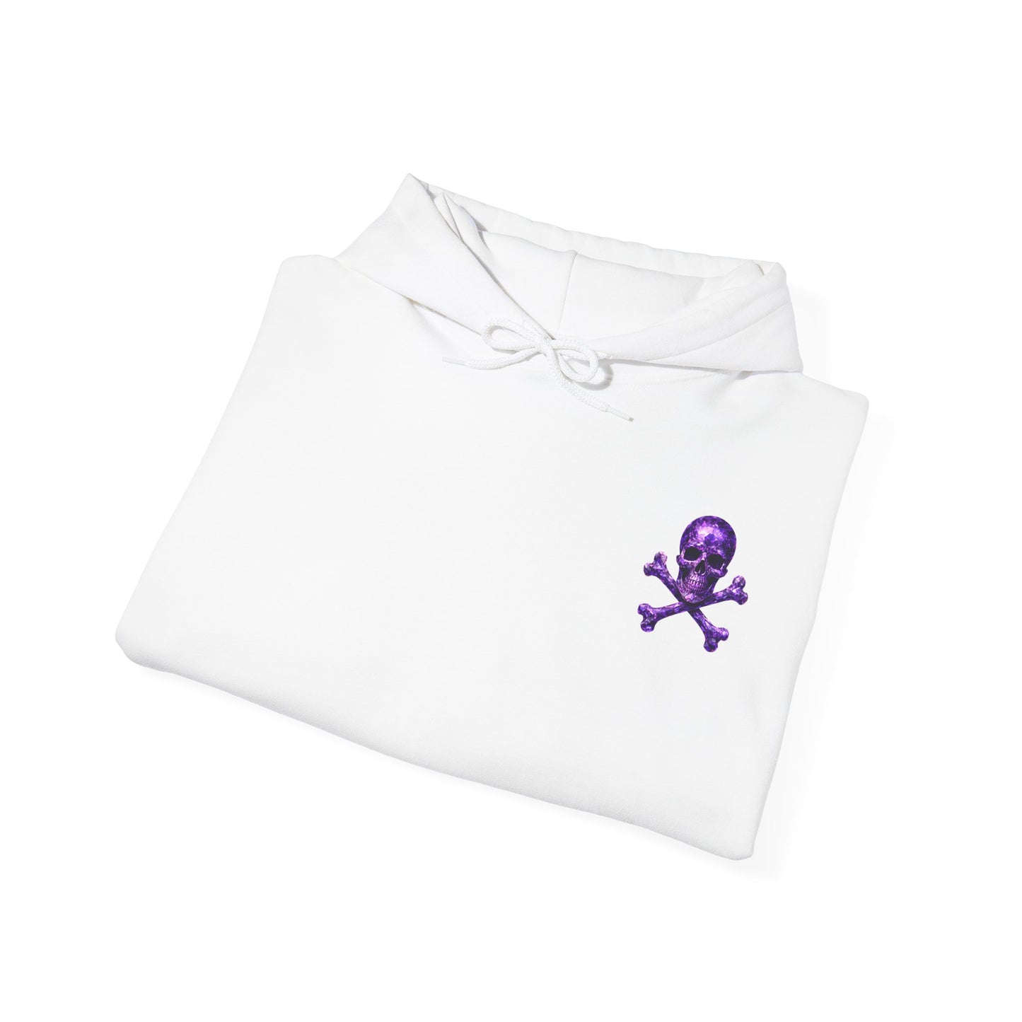Amethyst Skull & Crossbones Adult Sweatshirt - Hooded