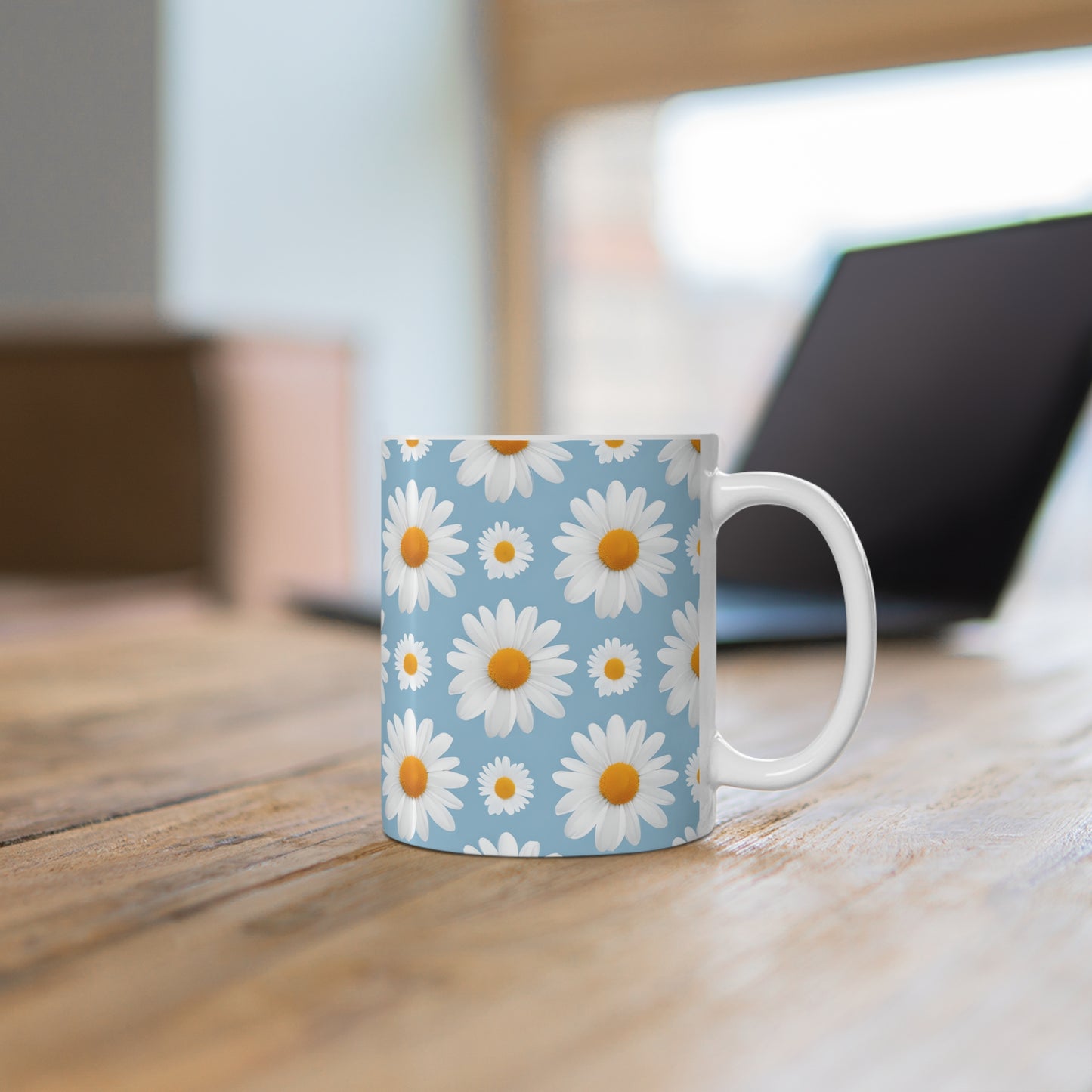 Delilah's Daisy Ceramic Mug, Coffee Cup