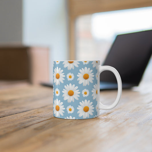 Delilah's Daisy Ceramic Mug, Coffee Cup
