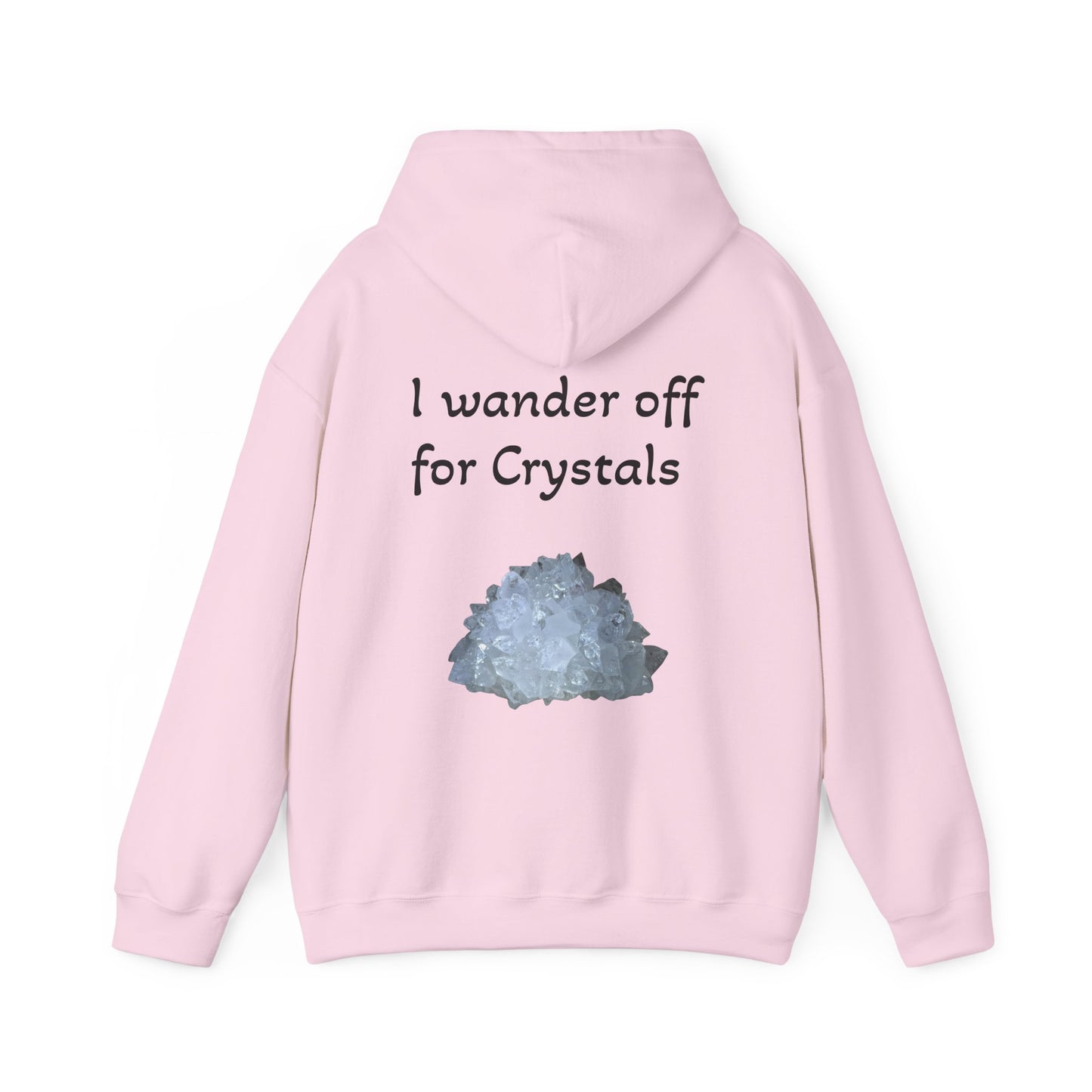 Savanna's  "Sparkle Alert: I wander off for Crystals" Adult Sweatshirt - Hooded