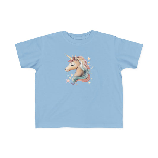 Aria's Unicorn Toddler Top
