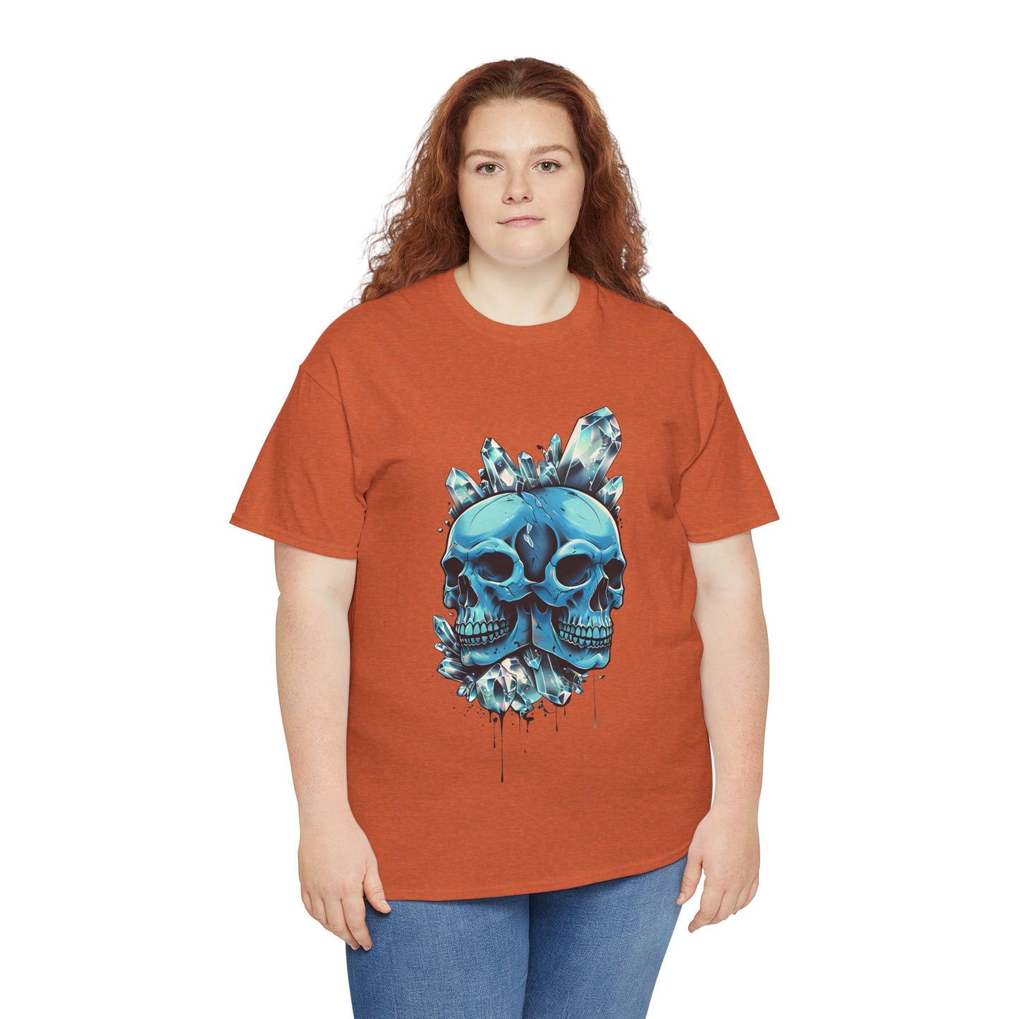 Buzz's Blue Double Skull Adult Shirt