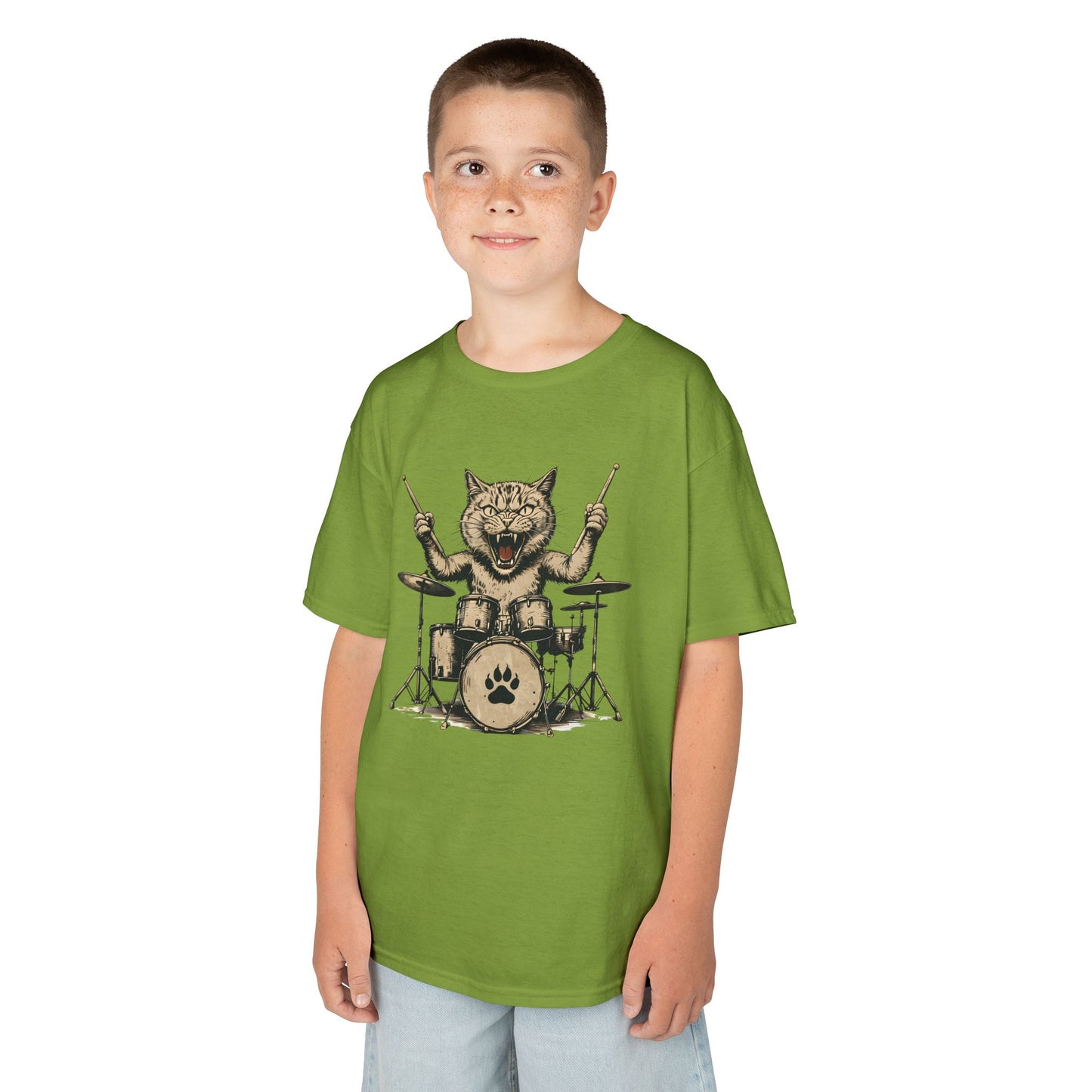 Dave's Drummer Cat Youth Top