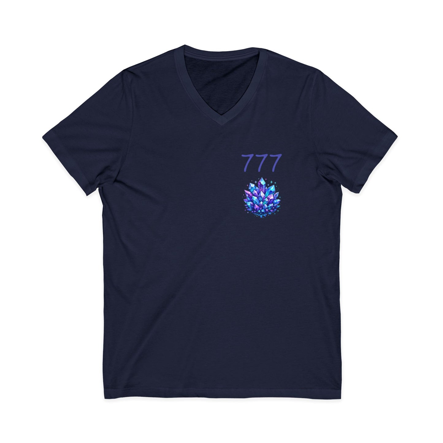 777 Crystal V-Neck Adult Shirt