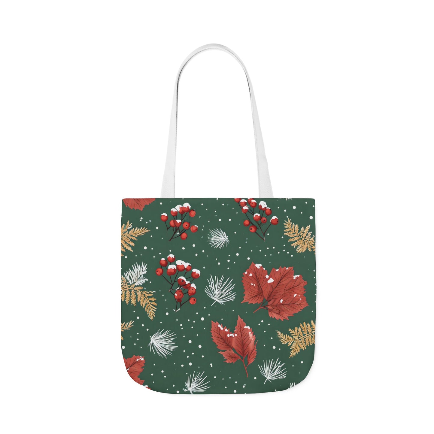 Holly's Holiday Floral Tote Bag