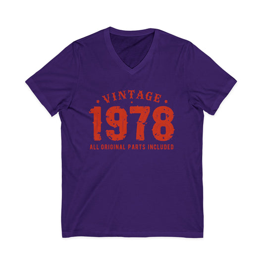 Vince's Vintage 1978 V-Neck Adult Shirt