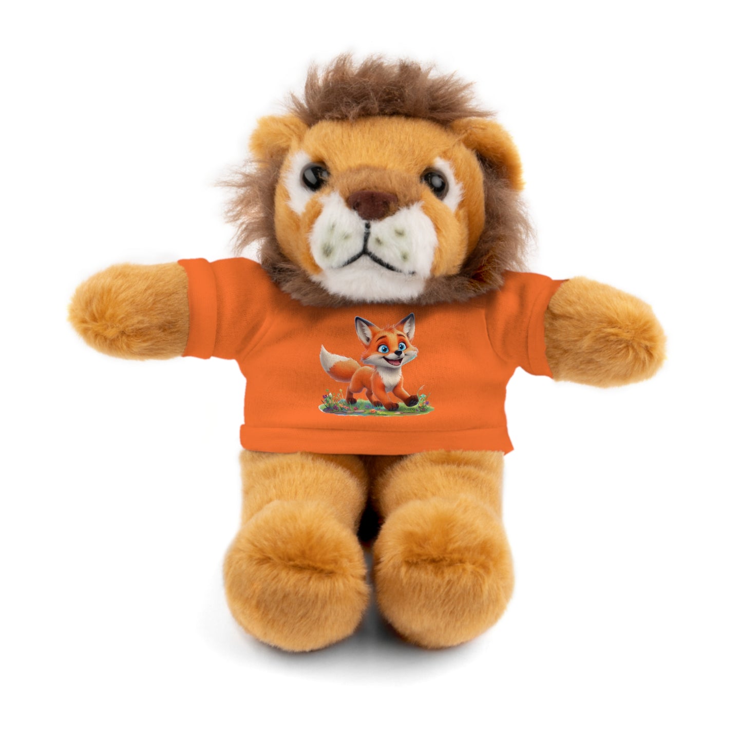 Fox On Tee Animal Plush